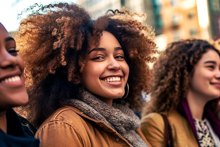 Embrace Your Melanin Skin With Confidence Image: A portrait photograph of a confident woman with dark skin.